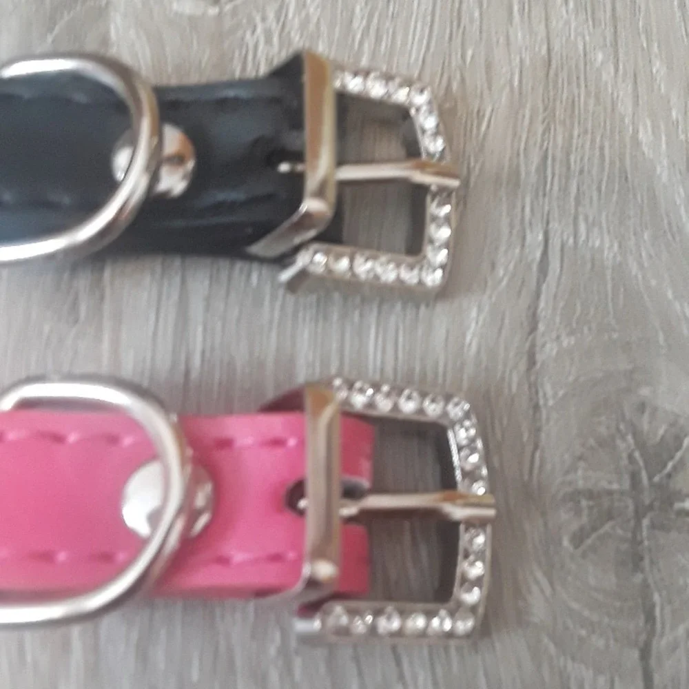 Dog collar blinged out bundle. Size small